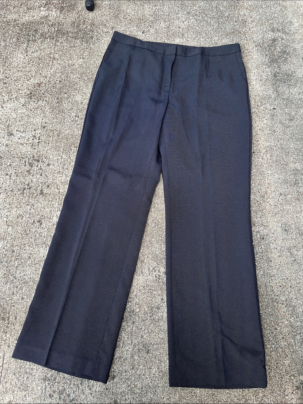 36x 31 -Classic Wide-Leg Women's Pants - Black
